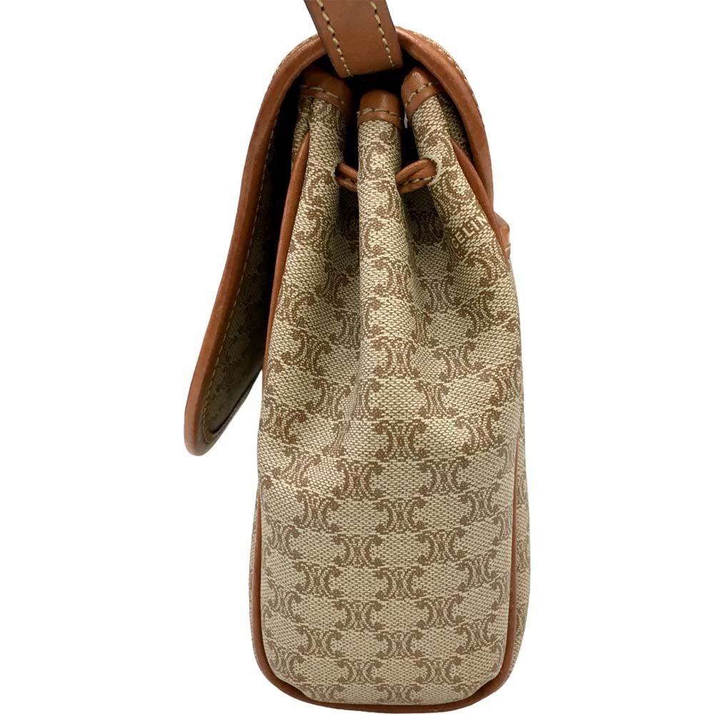 Celine Macadam Shoulder Bag Crossbody Beige - Picture 4 of 10
